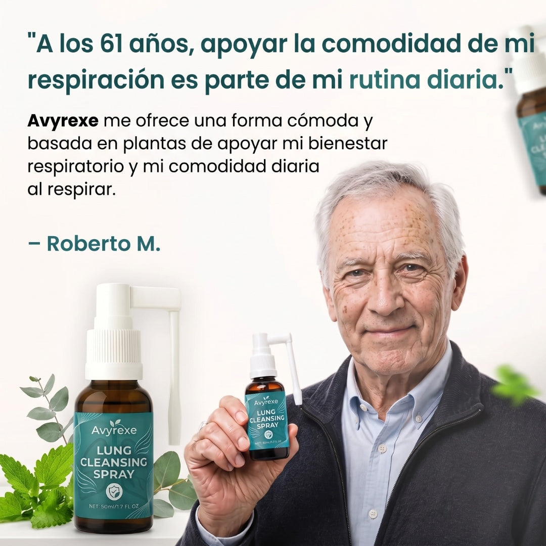 Spray limpiador pulmonar Avyrexe™