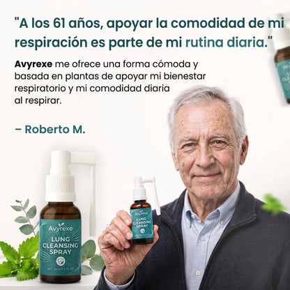 Spray limpiador pulmonar Avyrexe™